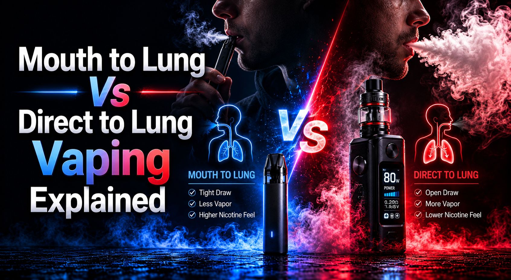 MTL Vs DTL Vaping Explained