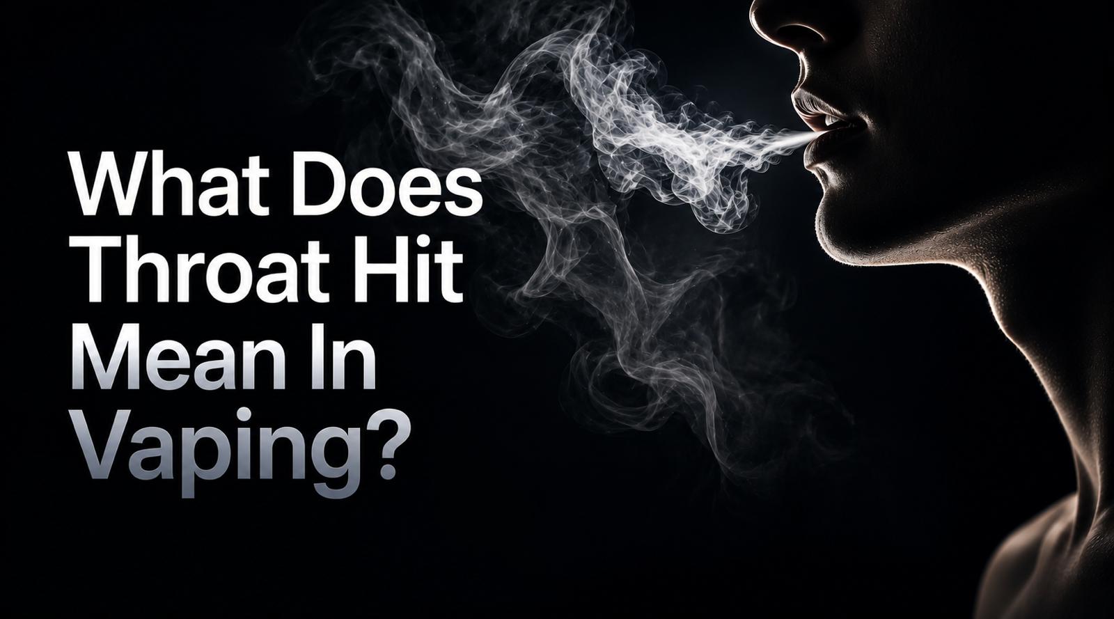 What Does Throat Hit Mean In Vaping?