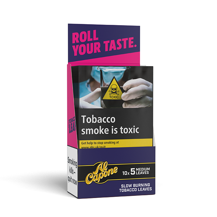 Al Capone Tobacco Leaf Wraps - Mixx (Full Box)
