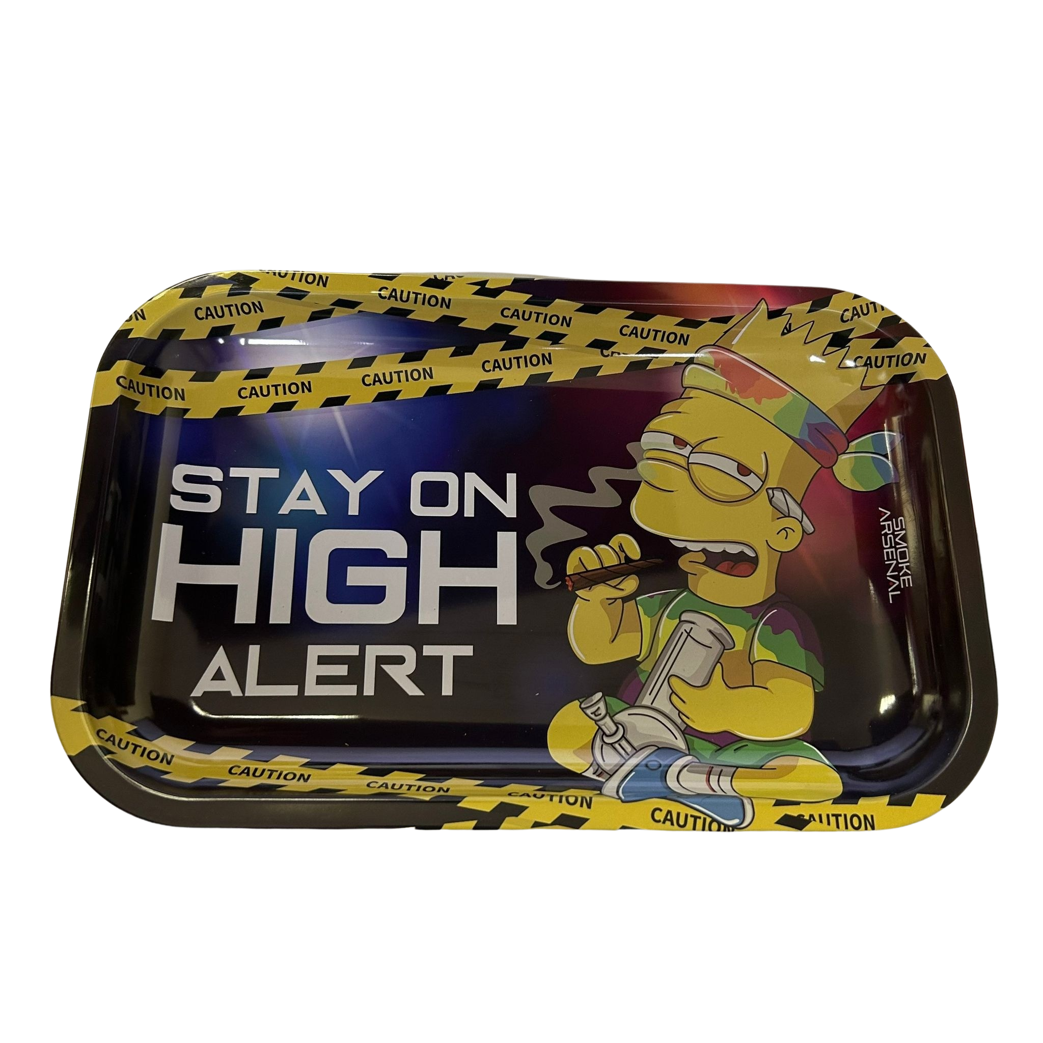 Smoke Arsenal Rolling Tray Medium - High Alert