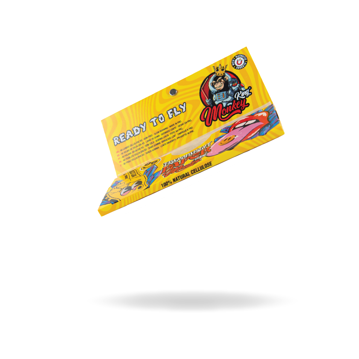 Monkey King Cellulose Wraps: Transparent - King Size (24 Pack)