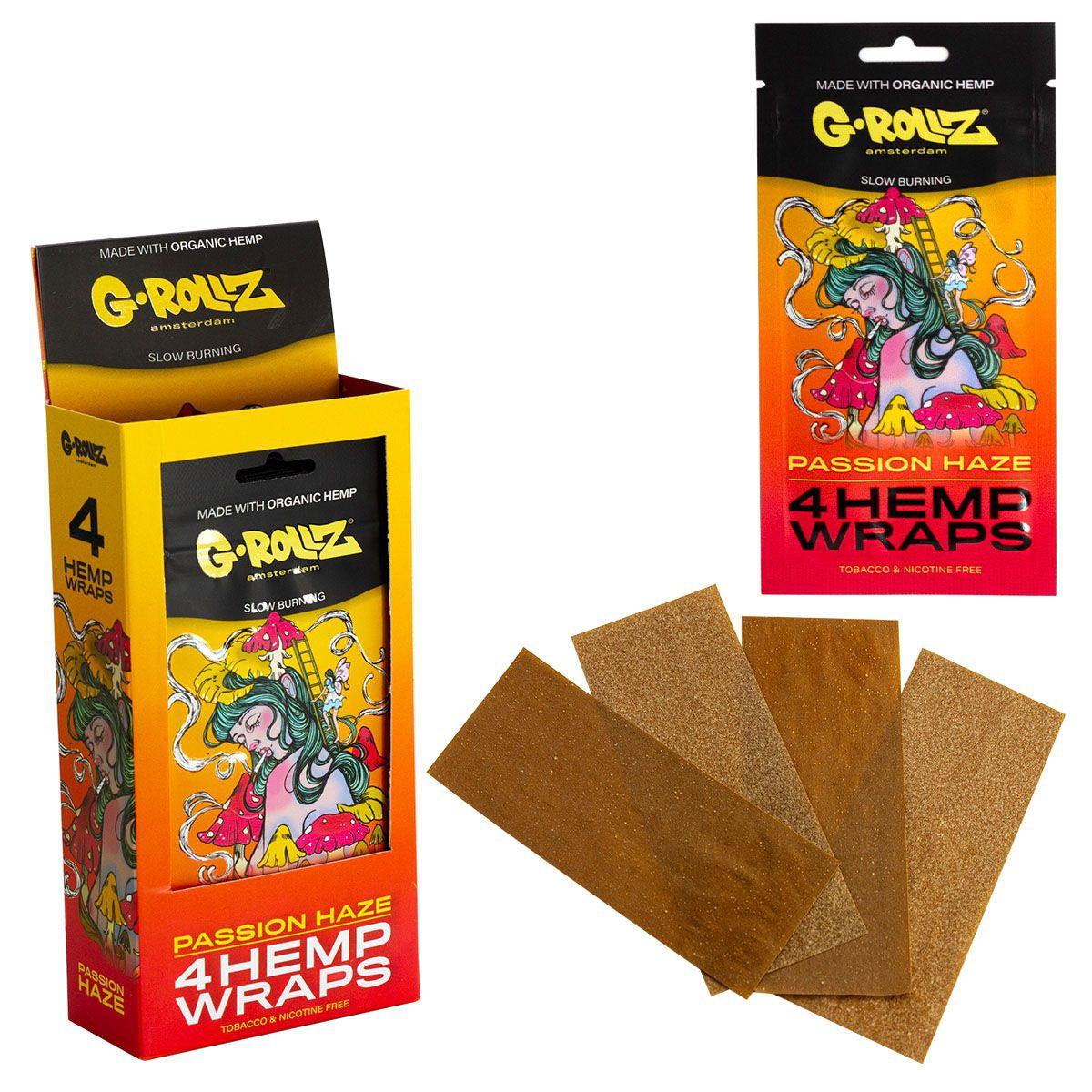 G-Rollz Hemp Wraps - Passion Haze (15pcs)