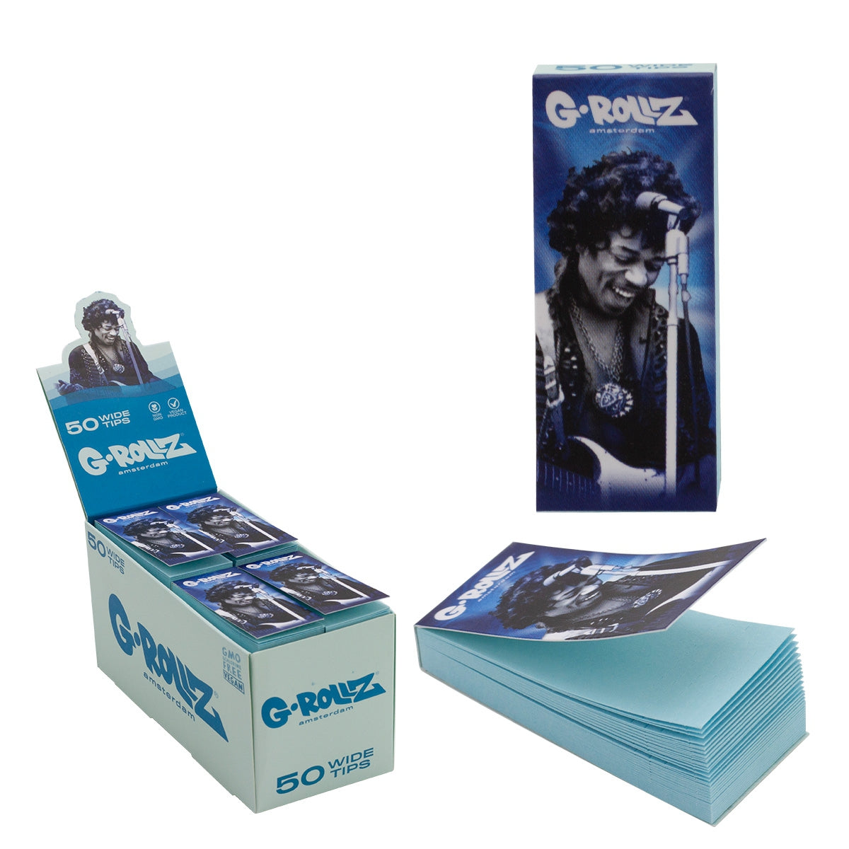 G-Rollz Radio Days Wide Filter Tips