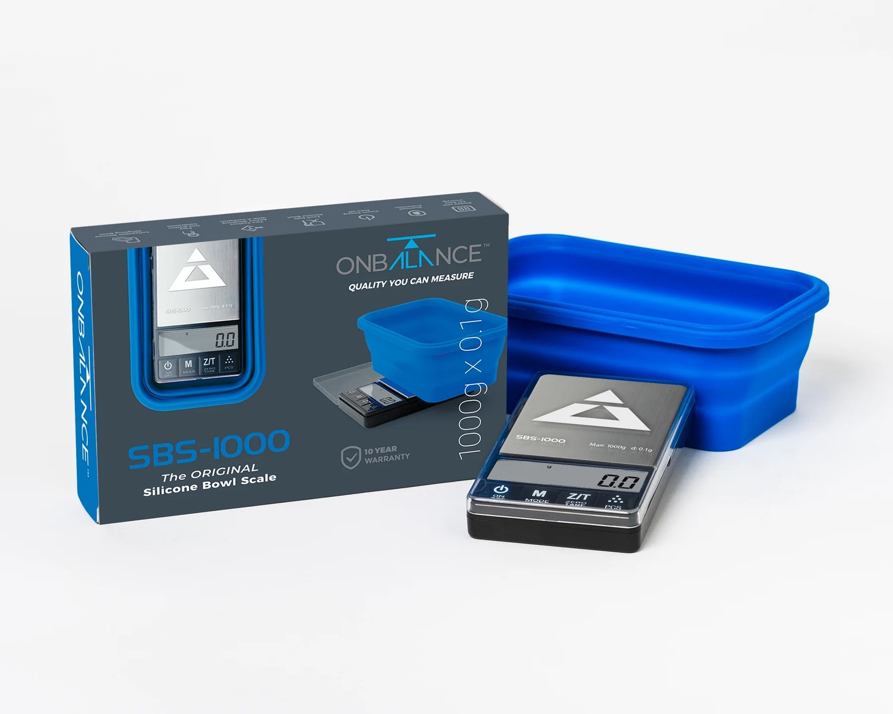 On Balance SBS-1000 The Original Silicone Bowl Scale (1000g x 0.1g)