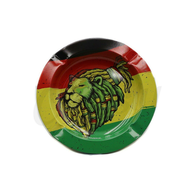 Smoke Arsenal Ashtray - Rasta Lion Heart-Smoke Arsenal-Blazed Wholesale