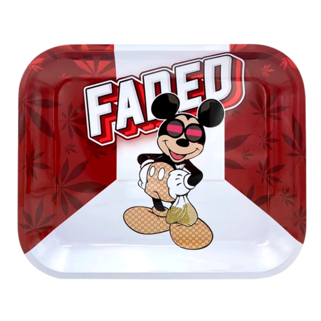 Smoke Arsenal Rolling Tray Large - Faded Mouse-Smoke Arsenal-Blazed Wholesale