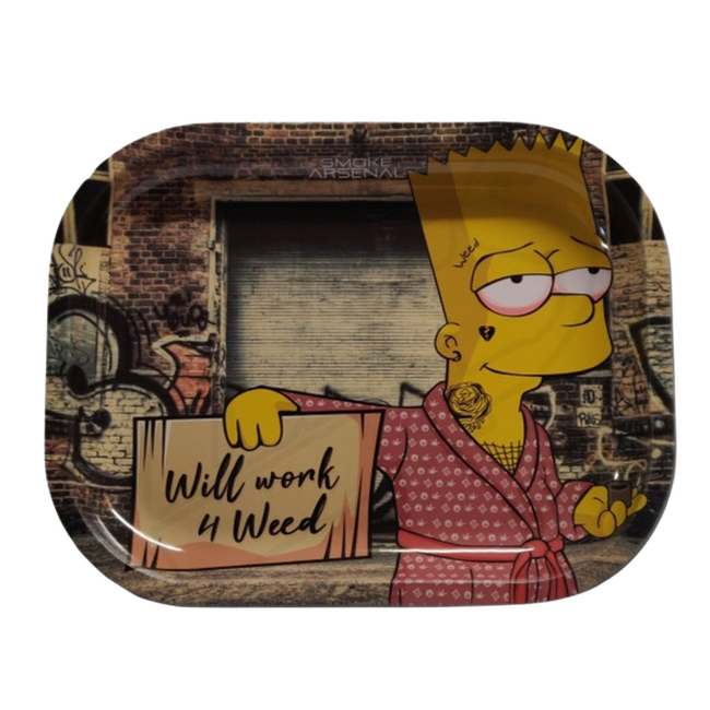 Smoke Arsenal Rolling Tray Small - Will Work-Smoke Arsenal-Blazed Wholesale
