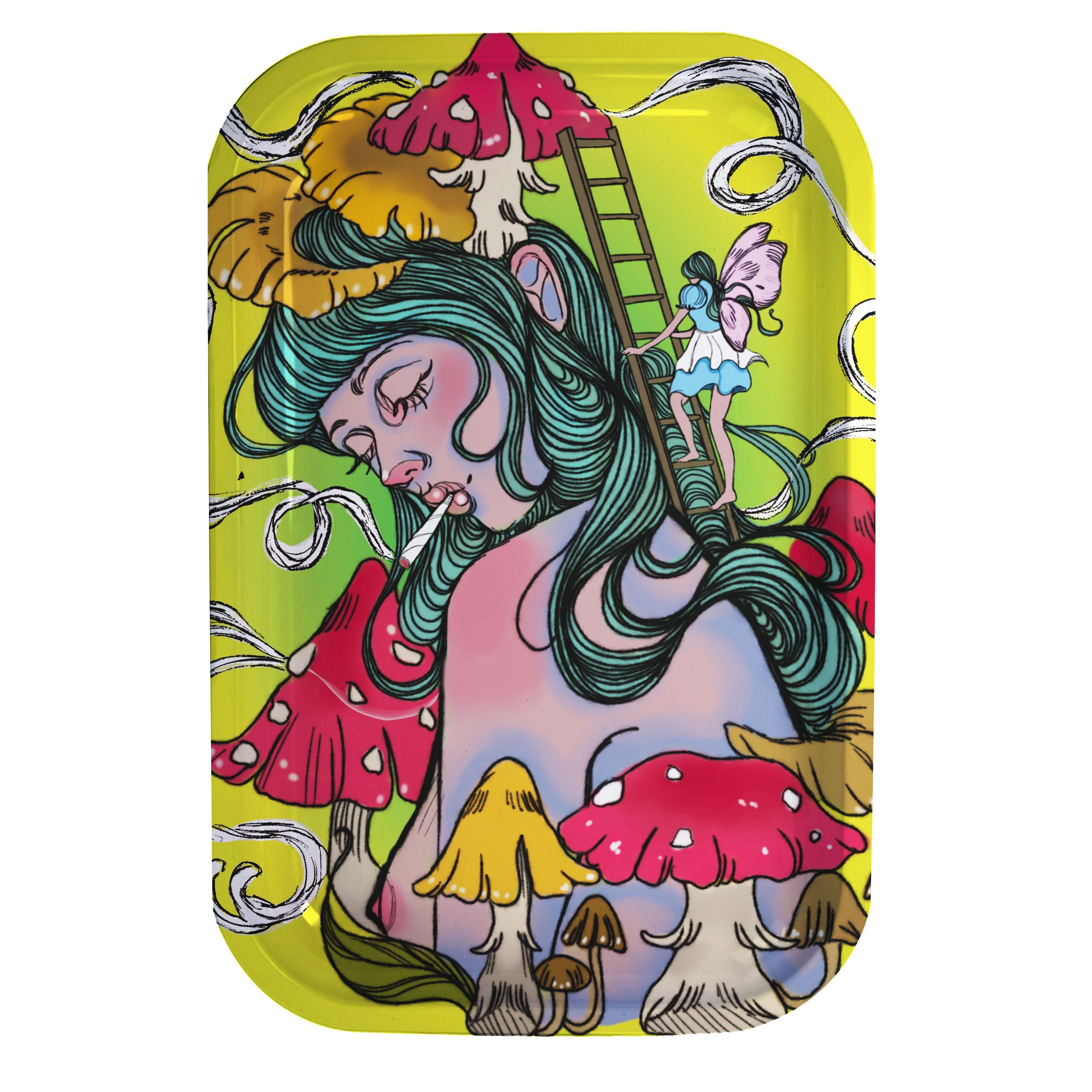 G-Rollz Medium Rolling Tray - Smokey Shroom