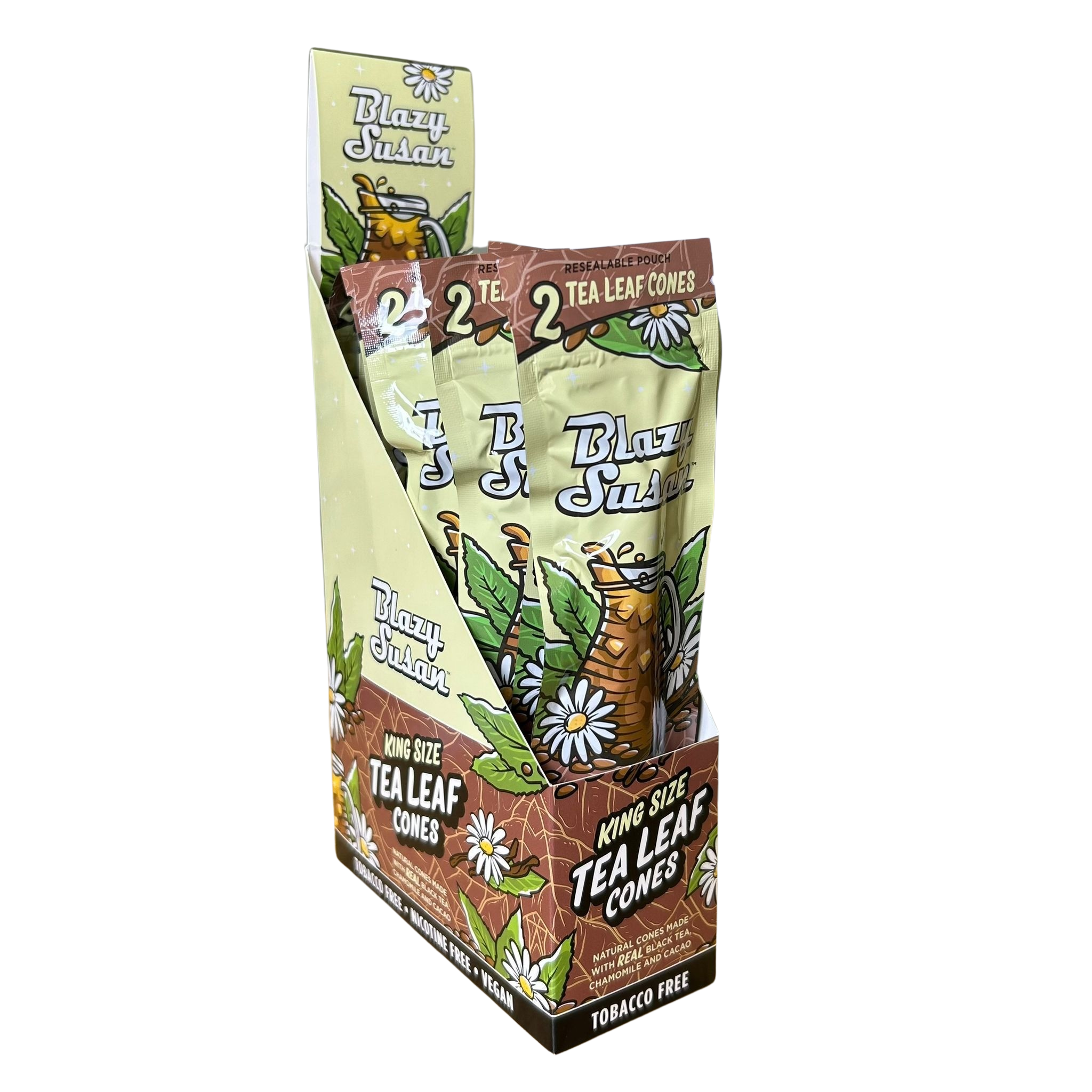 Blazy Susan Tea Leaf Cones (Full Box)