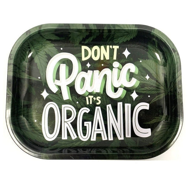 Wise Skies 'It's Organic' Small Rolling Tray-Wise Skies-Blazed Wholesale