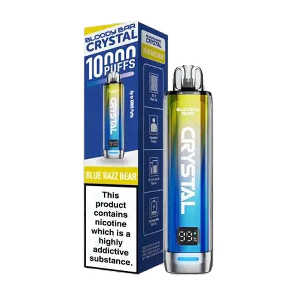 Box of 10 Bloody Bar Crystal 10K Prefilled Pod Kit