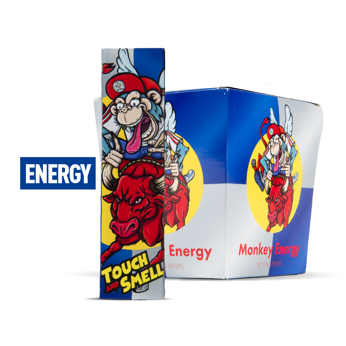 Monkey King Scented Smell Papers & Tips: Energy - King Size (24 Pack)