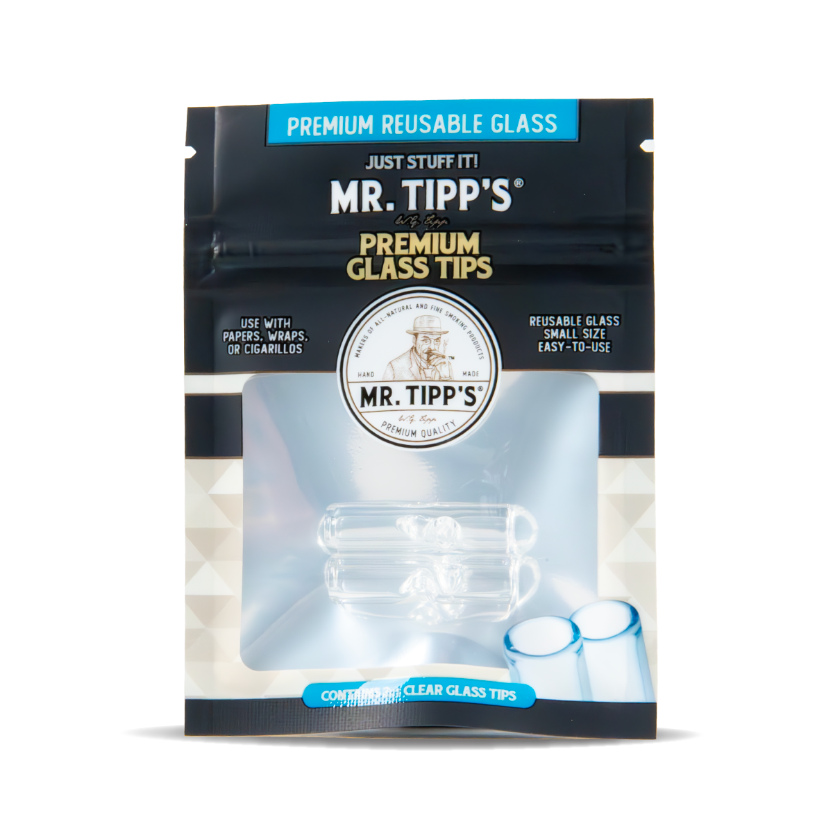 Mr Tipp'S Glass Filter Tips Glass Twin Packs (2Pcs X 12) Default Title