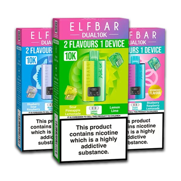Multibuy Elf Bar Dual 10K Prefilled Pod Kit 3 for £19.99