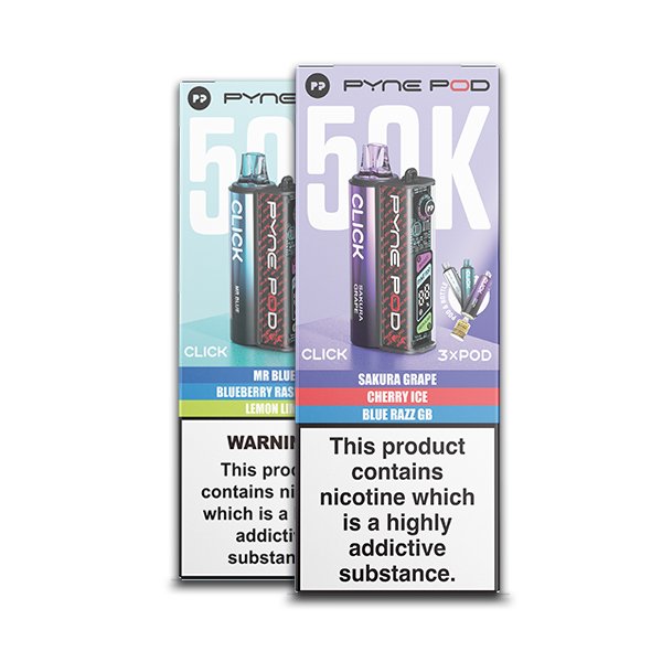 Multibuy Pyne Pod Click 50K Prefilled Pod Kit 2 for £18.99